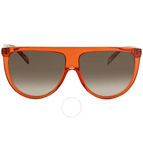 celine 41435 sunglasses|Celine Thin Shadow Brown Gradient Rectangular .